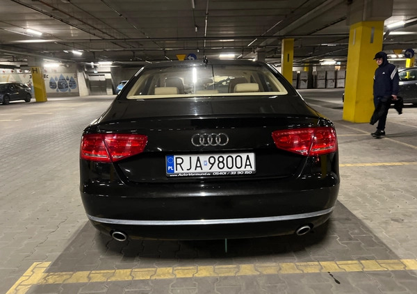 Audi A8 cena 85400 przebieg: 236150, rok produkcji 2012 z Pruchnik małe 301